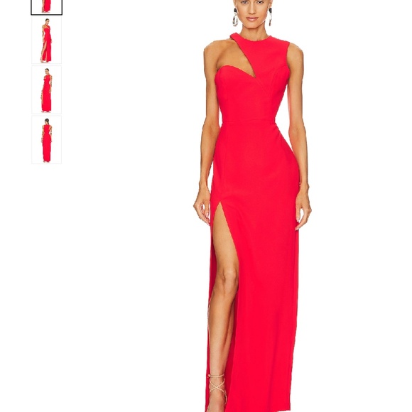 Amanda Uprichard xRevolve Gilda Gown, Red, Large - Picture 1 of 9